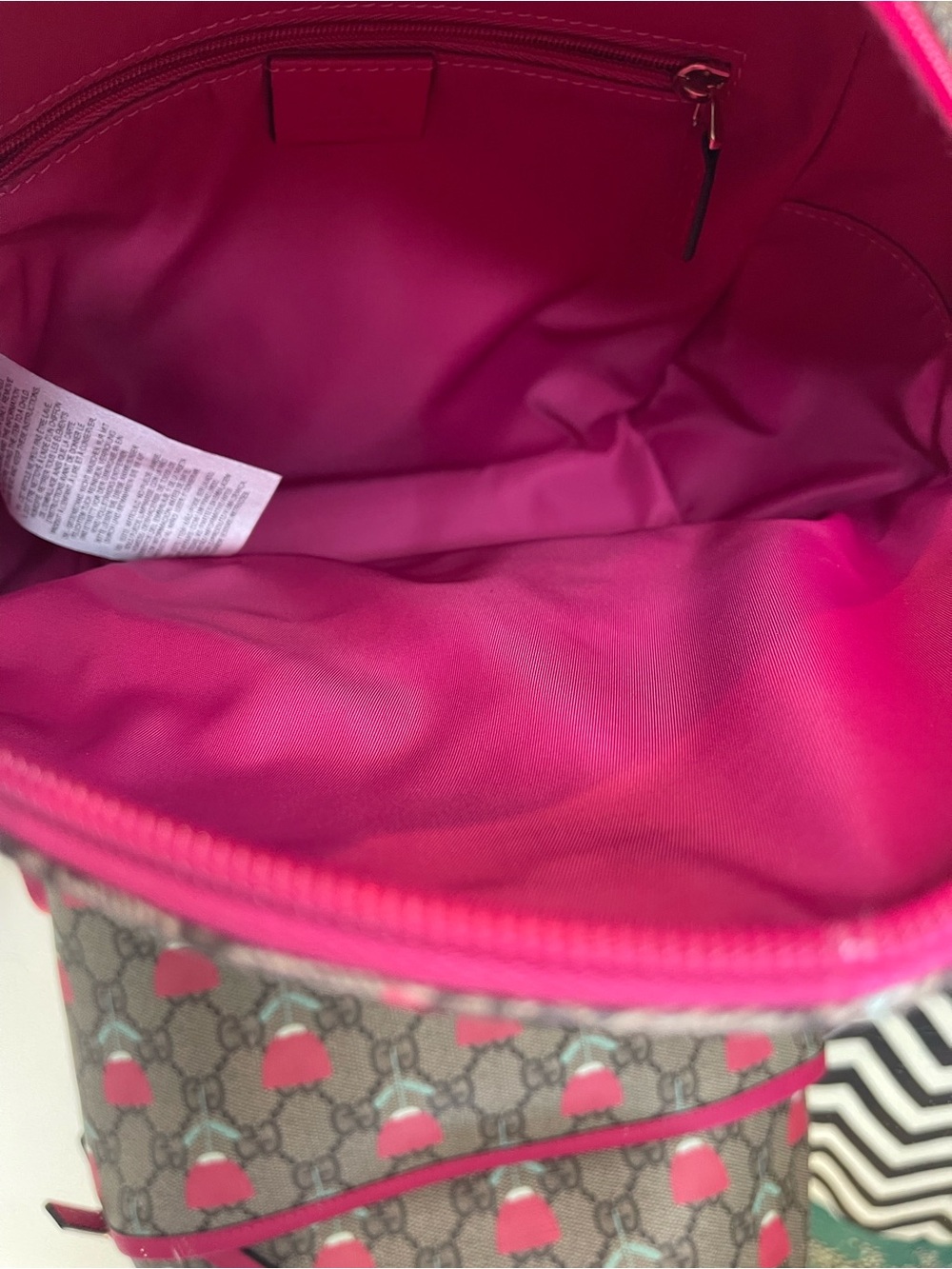 Pristine Gucci x Kim Seung-yeon GG Supreme Tulip Mini Backpack, With Dust Bag - Picture 7 of 16